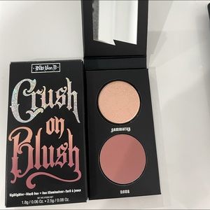 New Kat Von D Crush on Blush, highlighter and blush.